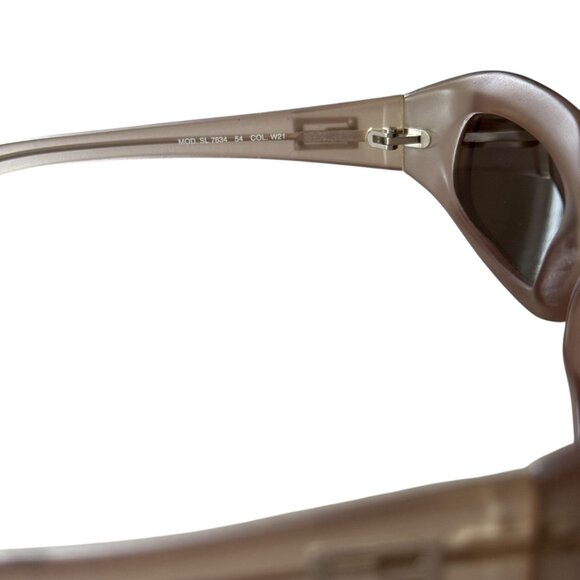 Fendi vintage sunglasses, made in Italy, RARE, 1990S FF logo frosted grey - Picture 4 of 8
